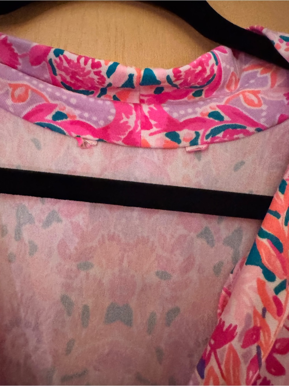 Lilly Pulitzer Pearce Sunshine Vibes Vibrant Pink Green Orange Maxi Dress L - Picture 4 of 7